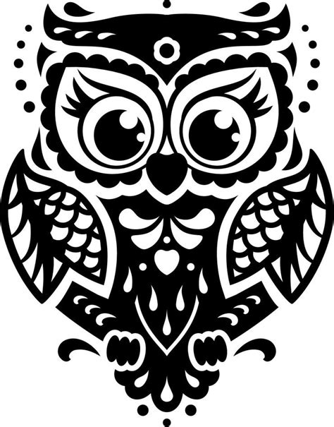 Free Owl Zentangle Svg 220 Svg File For Silhouette