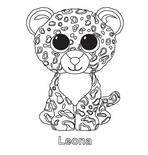 Baby Leopard Coloring Pages At Free Printable