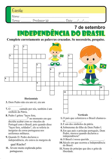Professora Vilma Ribeiro Atividade sobre Dia da Independência