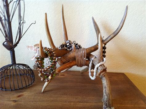 My New Jewelry Holder Have To Do Something With All These Antlers My Husband Brings Home