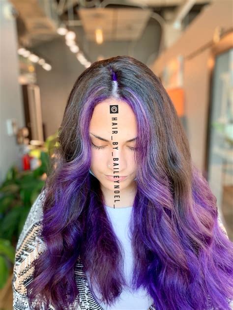 Purple Ombre Hair Wrap Hair Styles Piecings Colors Fun Beauty