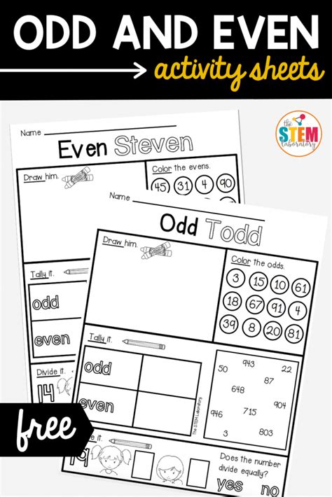 Odd And Even Number Worksheets Easyteaching Net Odd And Even Number