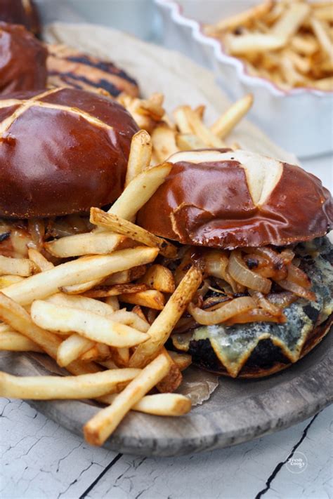 The Best Bison Burger Recipe With Caramelized Onions