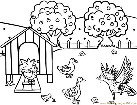 This is going be the favorite image for your kids as there are two little. Farm coloring pages to download and print for free