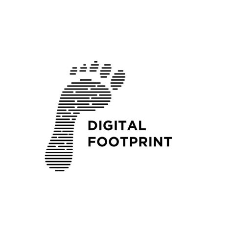 Digital Footprint Logo Icon Design Illustration 22206356 Vector Art At