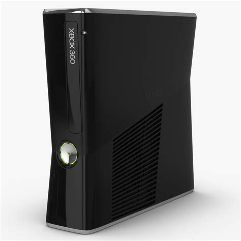 Microsoft Xbox 360 Slim 3d Model Cgtrader