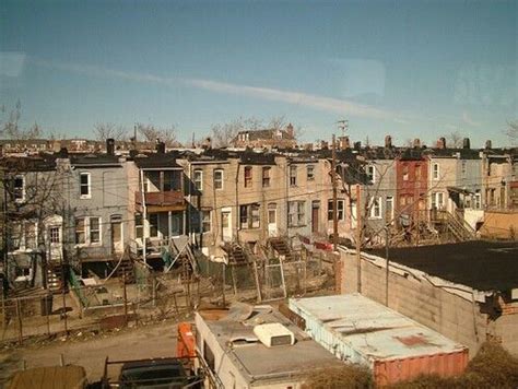 Baltimore Baltimore Ghetto Row House Slums