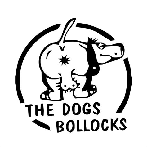 14cm135cm The Dogs Bollocks Funny Symbol Funny Sticker Car Van Bike
