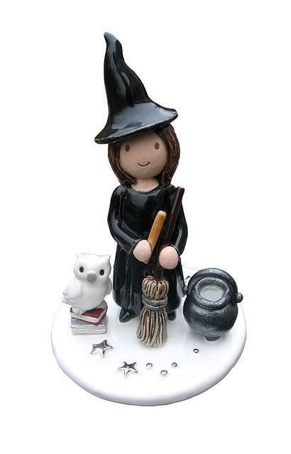 Maybe you would like to learn more about one of these? Witch Harry Potter cake topper | I made this little witch ...