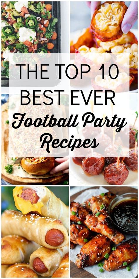 Top Ten Football Party Recipes Blue Cheese Bungalow Football Party