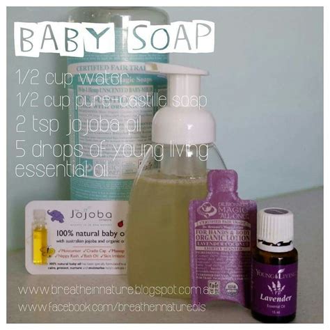 Naturally mindful uses a mixture of castile soap, herbal infused oil baby body wash. DIY Baby Soap | Essential oils for babies, Diy essential ...