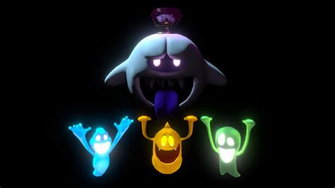 Luigi S Mansion King Boo And Some Ghosts Download Free 3d Model By Arnau Doménech