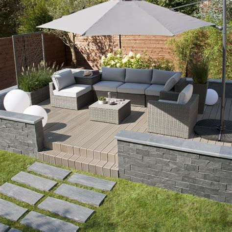 En plus, la plupart des panneaux font 1,80 m de haut, ce qui est suffisant pour se cacher lorsque le terrain est plat. Salon de jardin Castorama, achat Salon de jardin en rotin ...