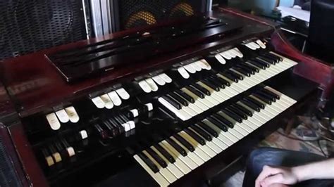 Hammond M100 Tonewheel Organ Made 1960 Youtube