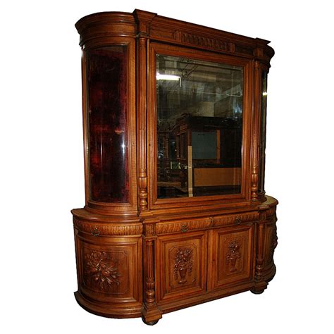 Handmade antique curio cabinets safely display your valuables, protecting them from dust and preventing unexpected accidents, while also adding visual. European Antique Oak Huntboard/ Curio Cabinet #4581 | eBay