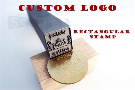 Rectangular Custom Metal Stamp For Jewelry Stamping Custom Etsy