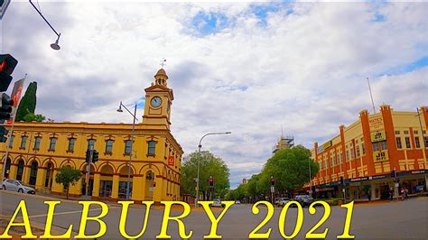 Albury City Centre Main Street Cbd Nsw Australia Youtube