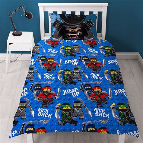 The Lego Ninjago Movie Crew Reversible Panel Single Bed Duvet Quilt