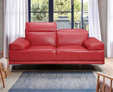 Nicolo Loveseat Red By Jm Furniture Furniturepick