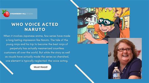Discover The Talented Voice Actor Behind Naruto