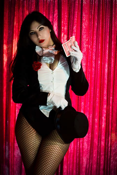 Sexy Cosplay Girl Zatanna Cosplay