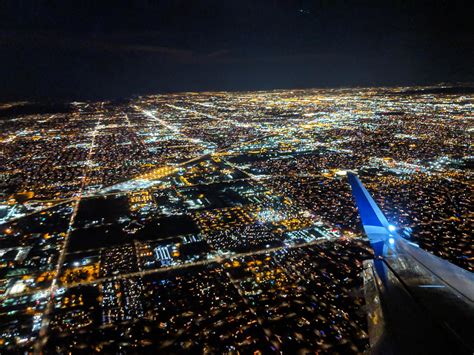 Night Time Sky Harbor Landing Rphoenix