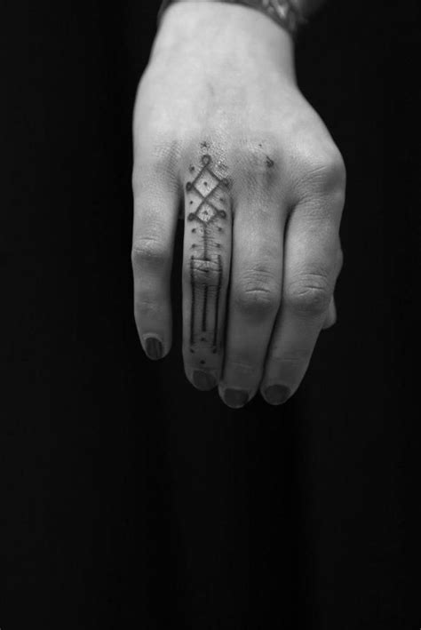 tiny pattern finger tattoo tattoomagz › tattoo designs ink works body arts gallery