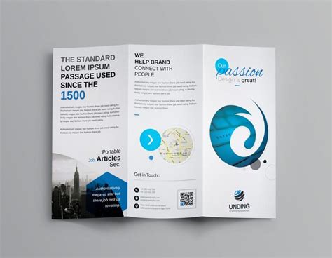 Venus Corporate Tri Fold Brochure Template 001165