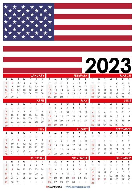 Free Printable 2023 Calendar Printable Calendar Printables Holiday