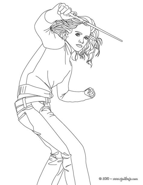 It's the scene of hermione granger making the polyjuice potion. coloring pages hermione | Dibujo para colorear : Emma ...
