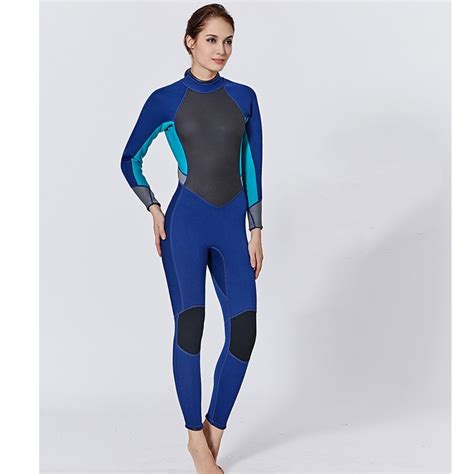 3mm neoprene wetsuits keep warm full body scuba surfing diving wetsuits women diving suits