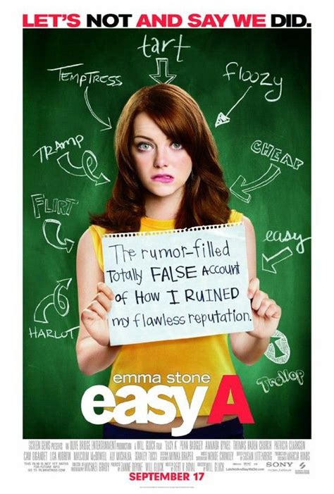 Many of these inducted films have high ready to whip out your funny bone and bash it violently on the nearest flat surface? Pictures & Photos from Easy A - IMDb | Comedy movies ...