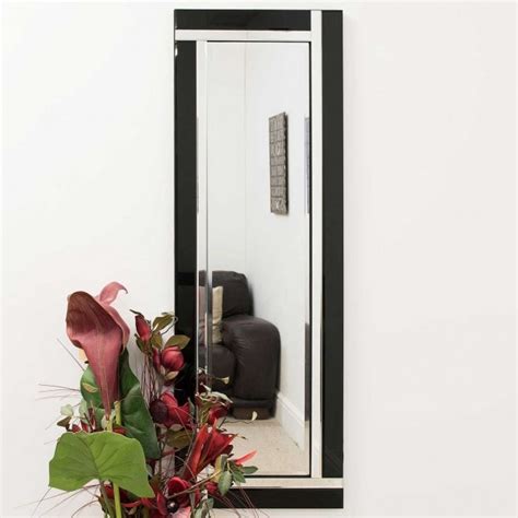 black large all glass wall mirror venetian mirrors