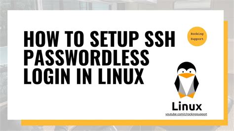 How To Configure Passwordless Ssh In Linux How To Setup SSH Passwordless Login In Linux YouTube