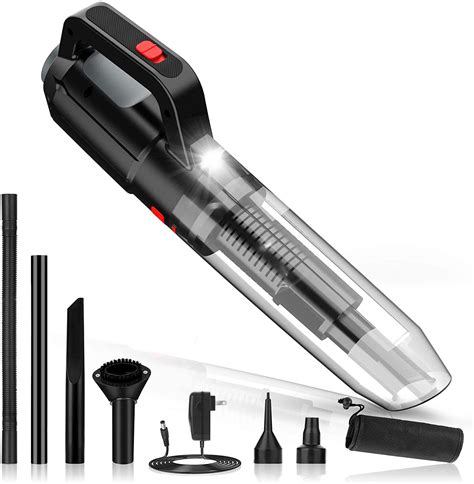 portable handheld vacuum cleaner 120w 6 in 1 cordless vacuum with hepa filters quiet dry wet