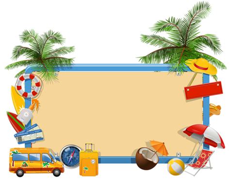 Borders And Frames Clip Art Borders Ocean Party Pool Party Beach