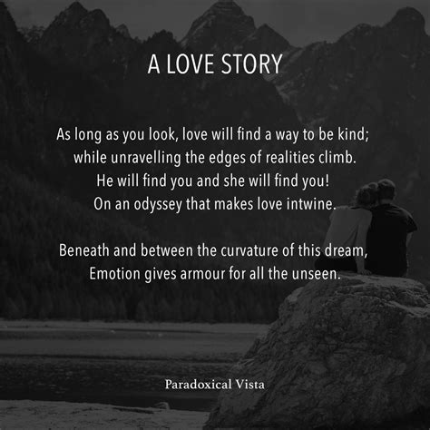 The Journey Of A Love Story Love Story Story Love Poems