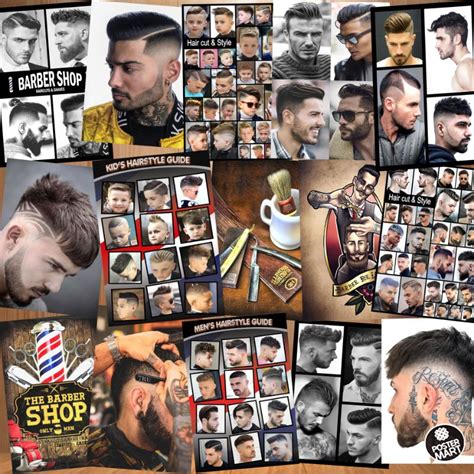Jual Poster Barbershop Pangkas Dan Model Rambut P Shopee Indonesia