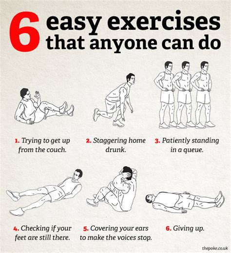 6 Easy Exercises That Anyone Can Do The Poke