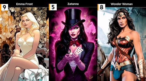 Top 10 Most Powerful Female Superheroes Of All Time Top 10 Midjourney