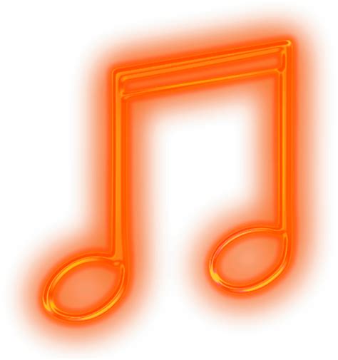 Music Sign Neon Music Note Png  Transparent Library Transparent