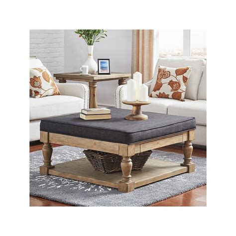 Homevance Tufted Upholstered Coffee Table Coffee Table Furniture