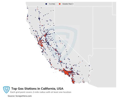 10 Largest Gas Stations In California In 2023 Based On Locations