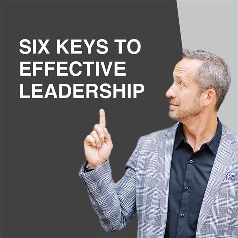six keys to effective leadership adam contos