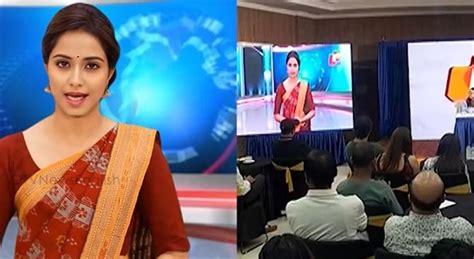 Odisha News Channel Introduces Ai Powered Virtual News Anchor Lisa