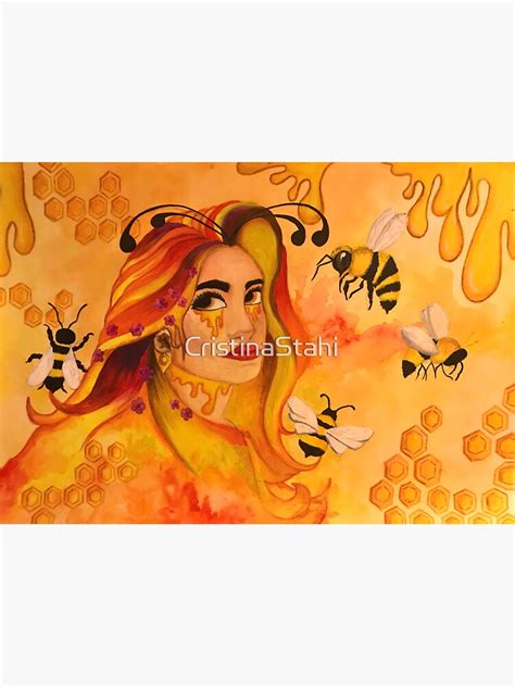 Honey Queen Sticker By Cristinastahi Redbubble