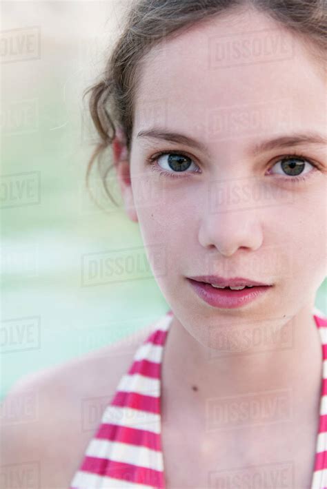 Preteen Girl Portrait Stock Photo Dissolve