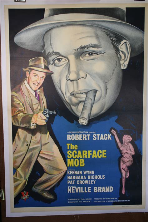 The Scarface Mob 1 Sheet Linen Original Vintage Movie Posters