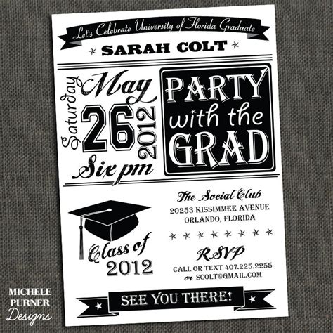 High School Graduation Party Invitations Invitation Design Blog