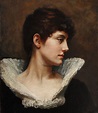 Gerald Edward Wellesley - Portrait of a Lady in a Lace Collar - Richard ...